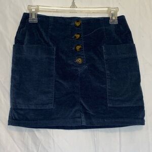 BDG Blue Mini Pencil Skirt